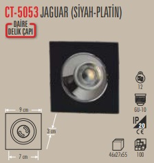 CATA CT-5053 / CATA JAGUAR KARE SPOT (SİYAH-PLATİN) 