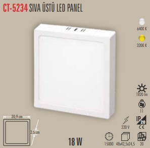 CATA CT-5234 SIVA &Uuml;ST&Uuml; PANEL 