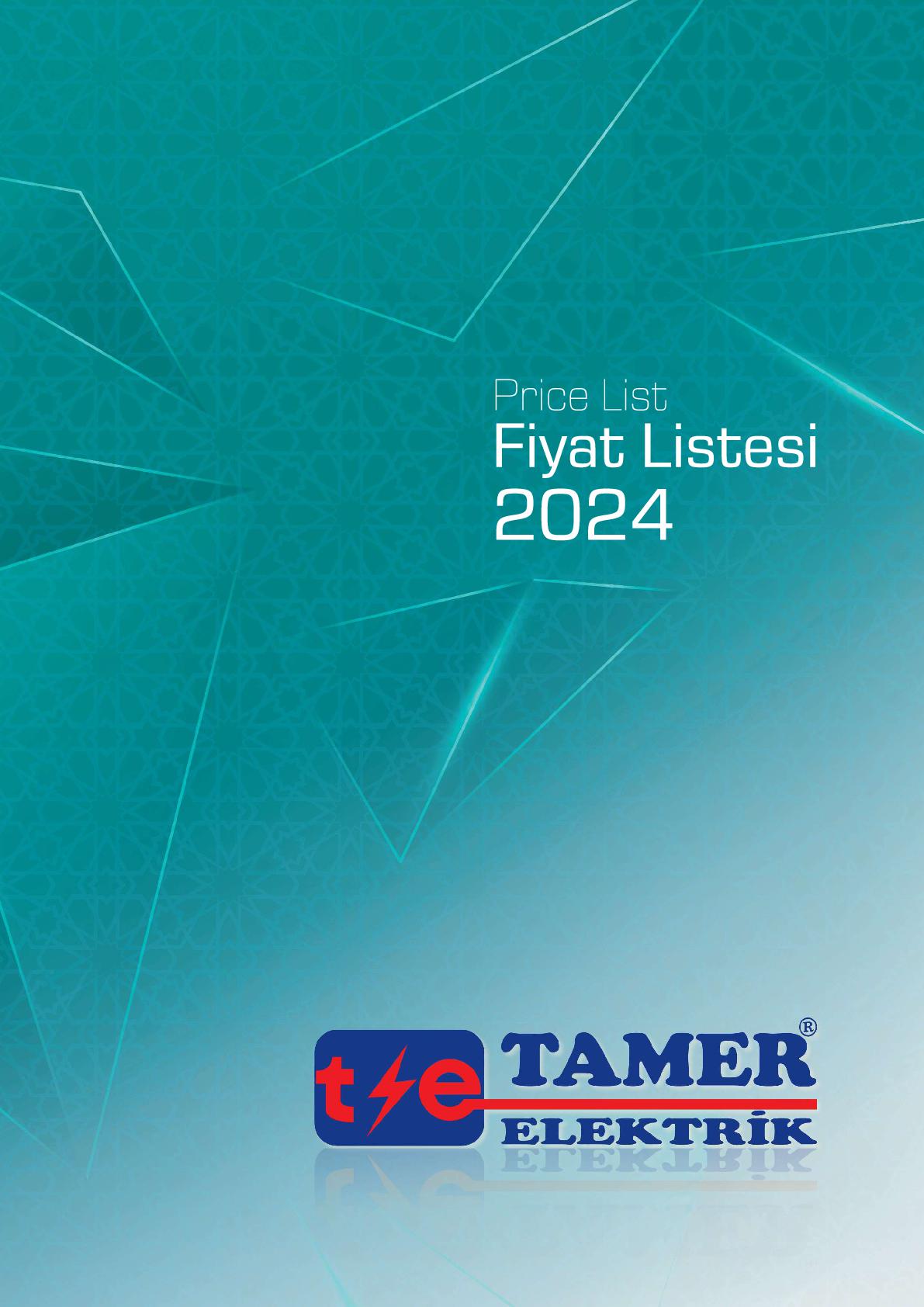TAMER 2024 Özbek Enerji | Elektrik Malzemeleri Toptan ve Perakende Satışı