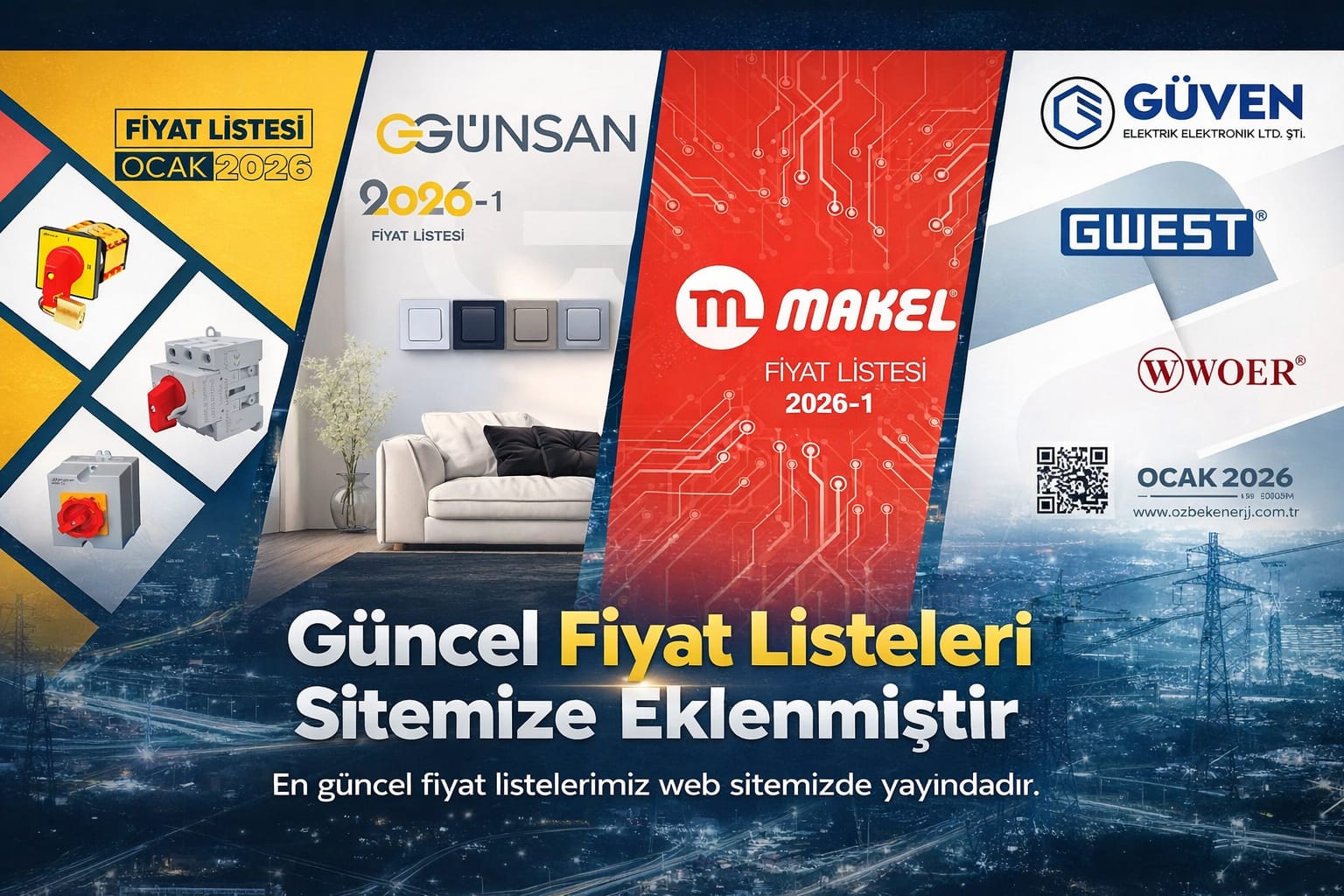 Özbek Enerji | Elektrik Malzemeleri Toptan ve Perakende Satışı